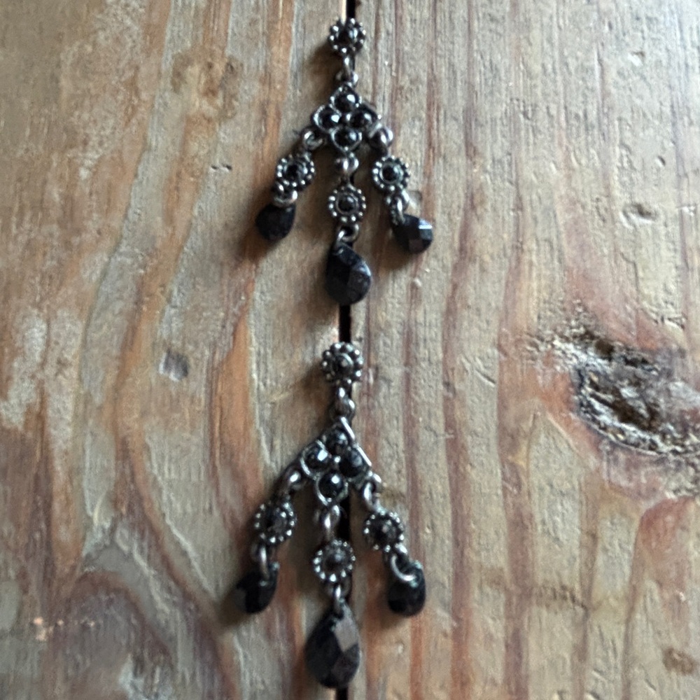 Elegant Black Dangle Earrings